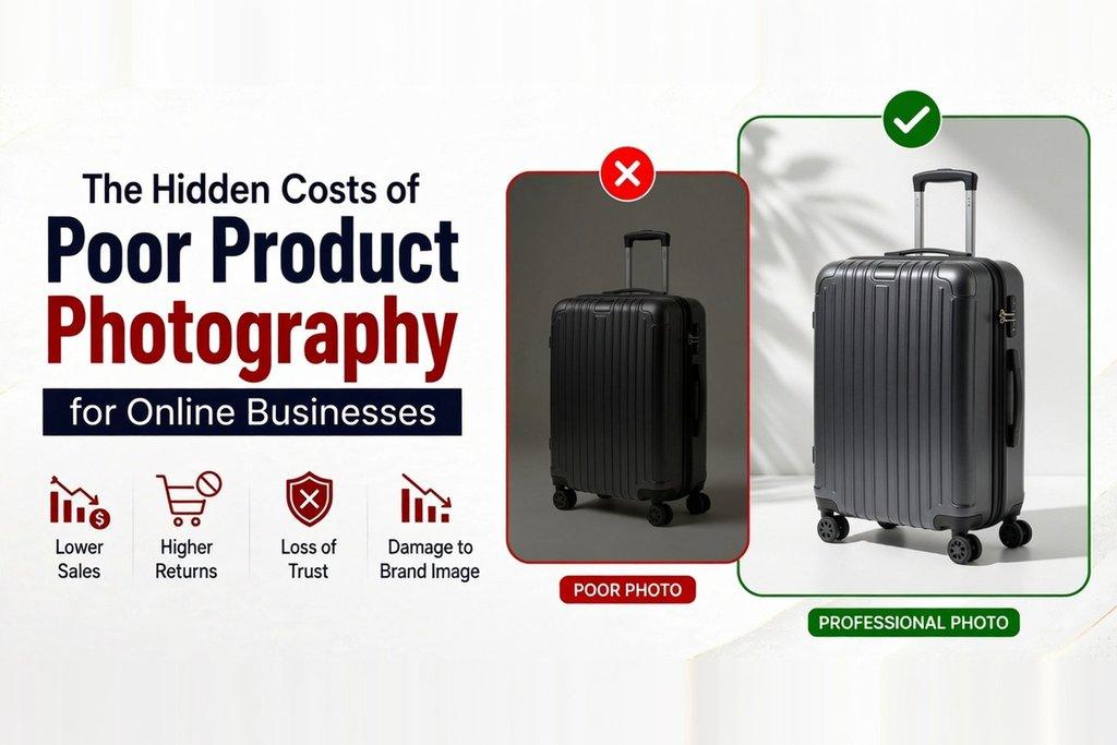 The Hidden Costs of Poor Product Photography for Online Businesses  - Cover Image